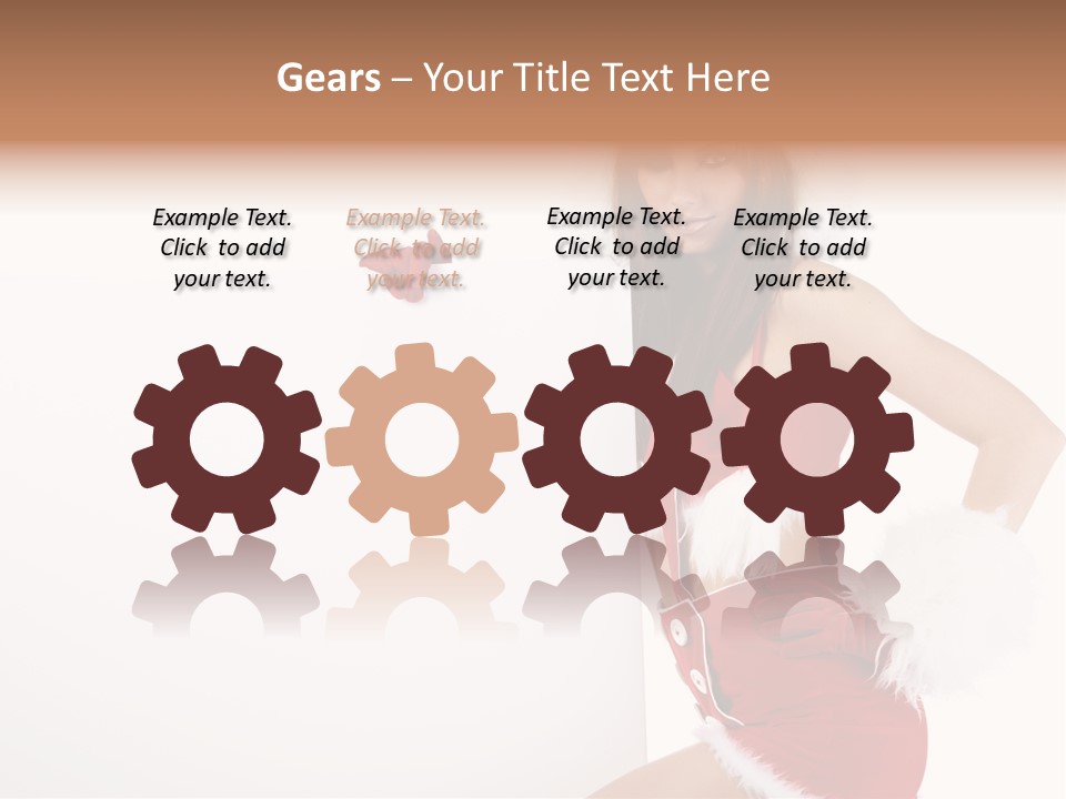 December Empty Sign PowerPoint Template