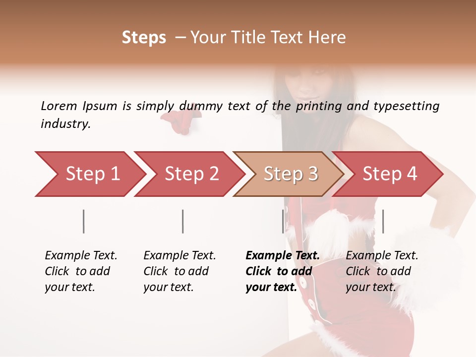 December Empty Sign PowerPoint Template