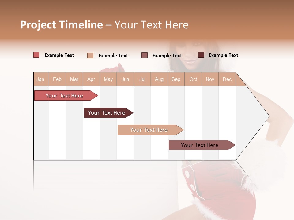 December Empty Sign PowerPoint Template