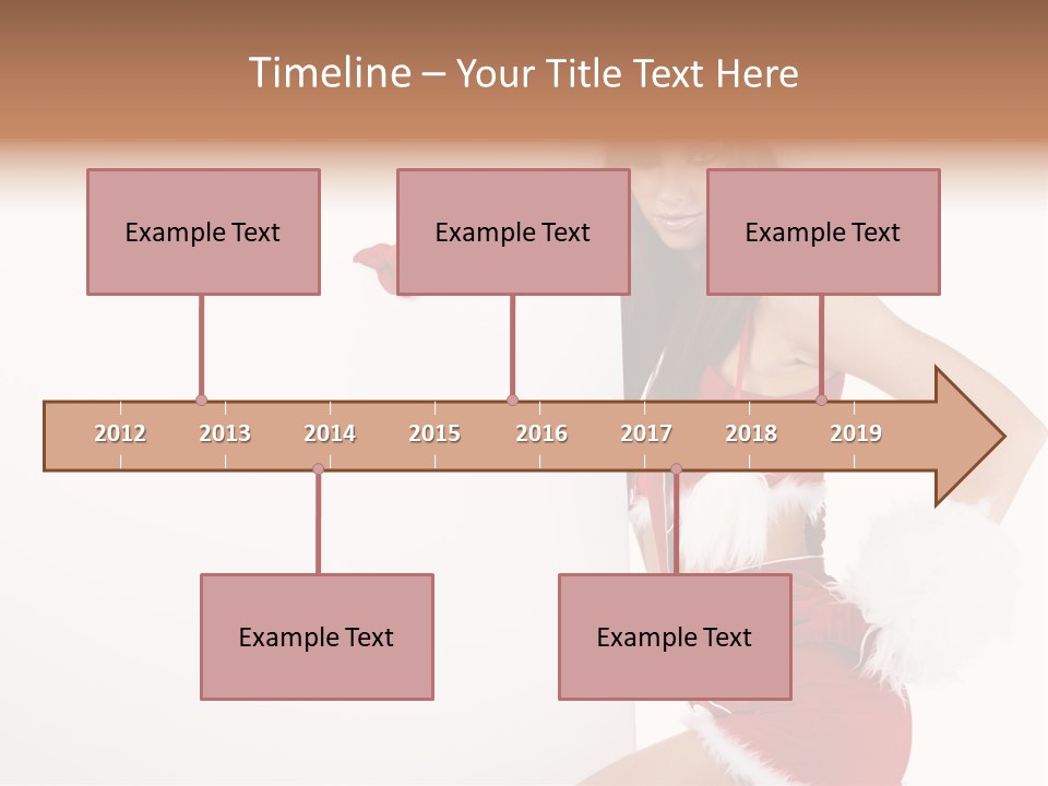 December Empty Sign PowerPoint Template