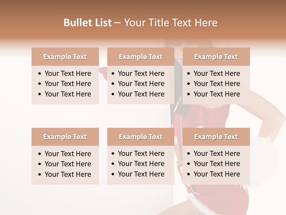 December Empty Sign PowerPoint Template