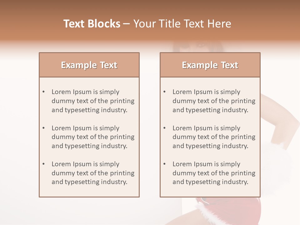 December Empty Sign PowerPoint Template