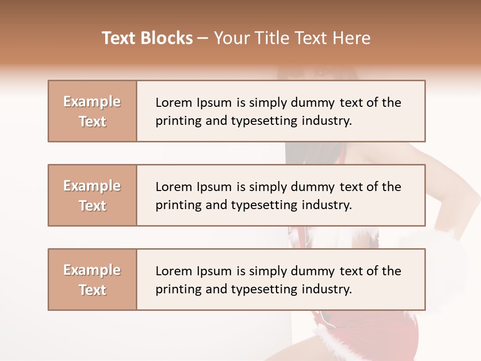 December Empty Sign PowerPoint Template