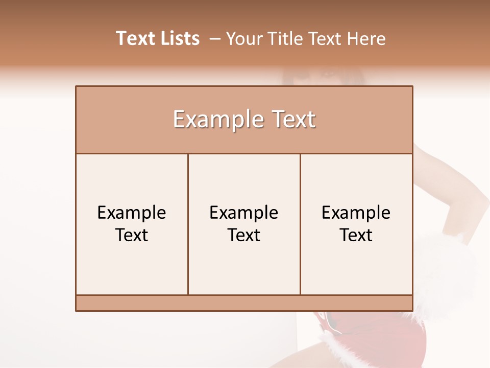 December Empty Sign PowerPoint Template
