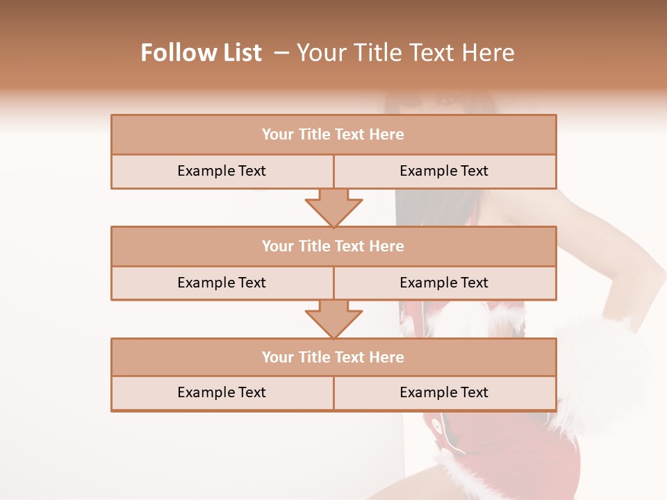 December Empty Sign PowerPoint Template