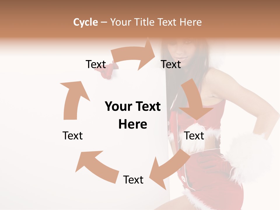 December Empty Sign PowerPoint Template