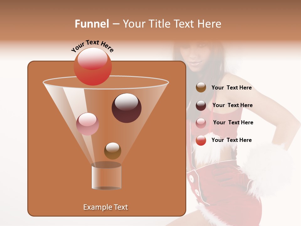 December Empty Sign PowerPoint Template