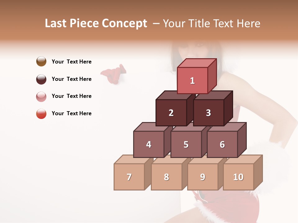 December Empty Sign PowerPoint Template