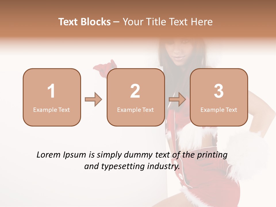 December Empty Sign PowerPoint Template
