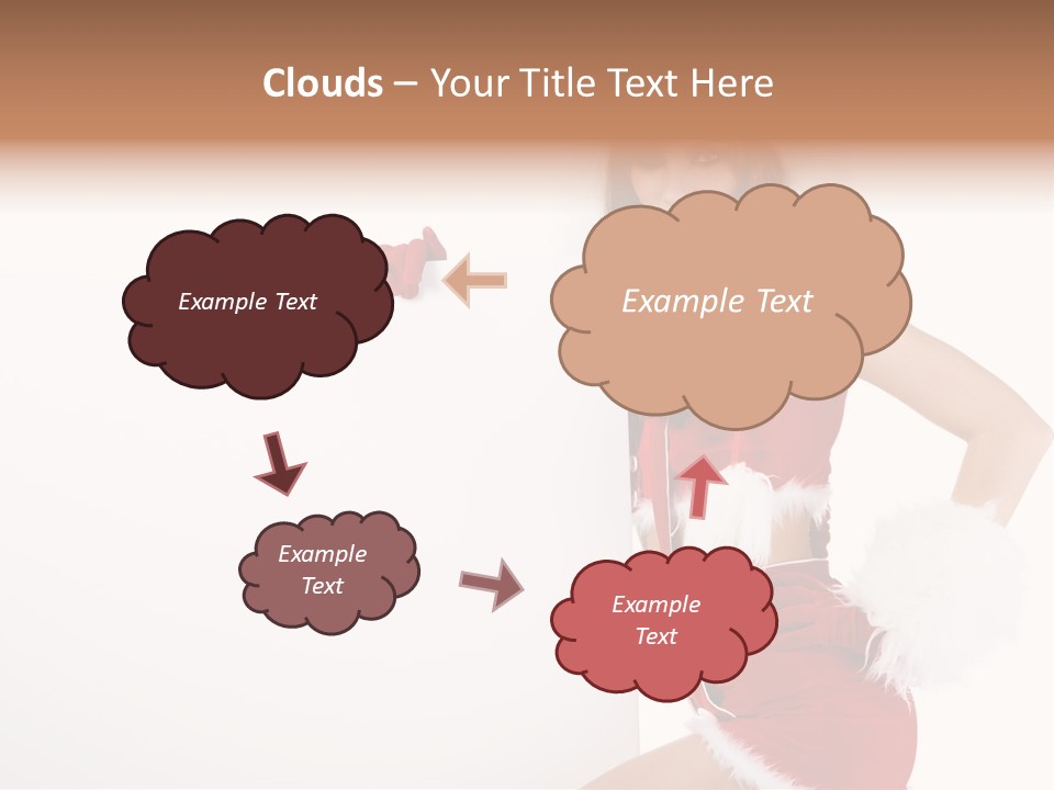 December Empty Sign PowerPoint Template