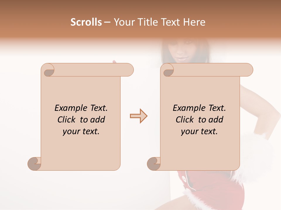 December Empty Sign PowerPoint Template