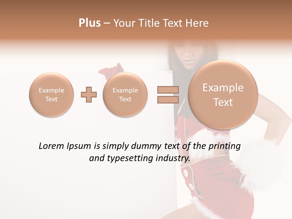 December Empty Sign PowerPoint Template
