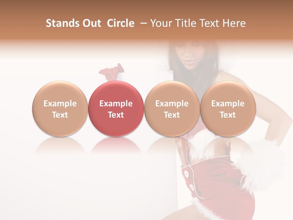 December Empty Sign PowerPoint Template