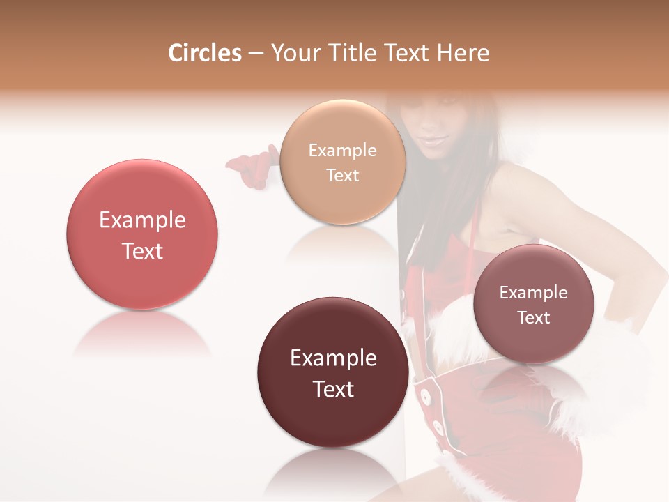 December Empty Sign PowerPoint Template