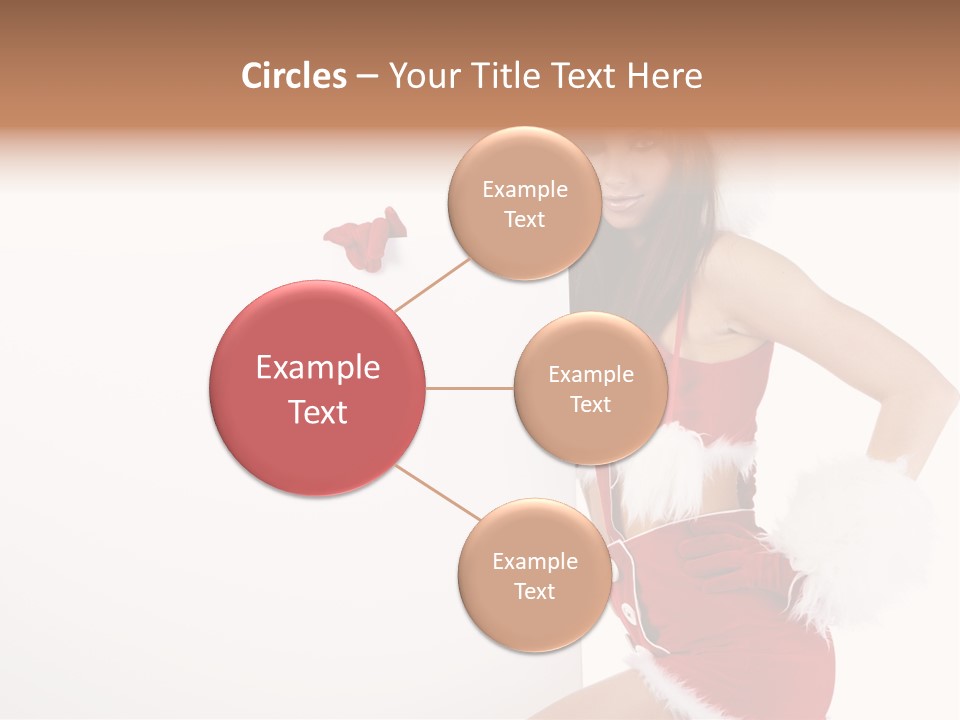 December Empty Sign PowerPoint Template