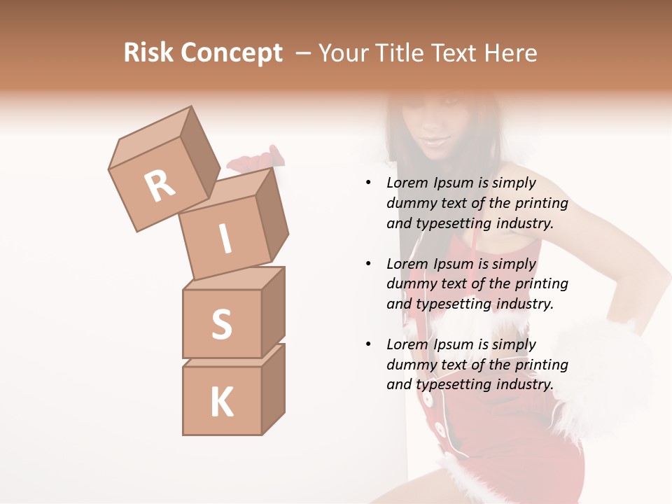 December Empty Sign PowerPoint Template