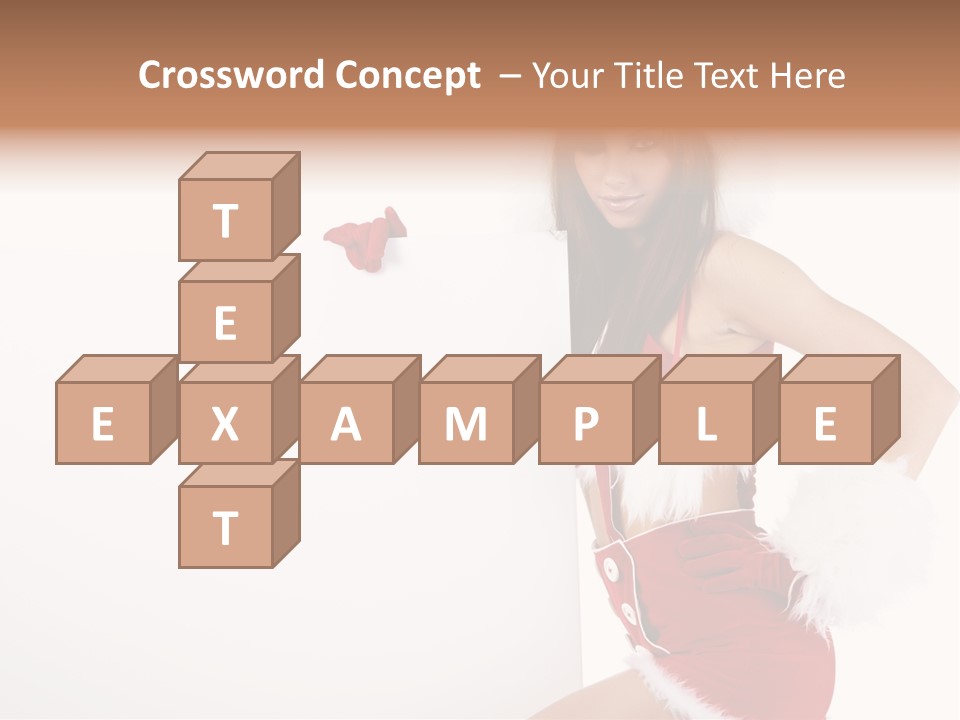 December Empty Sign PowerPoint Template