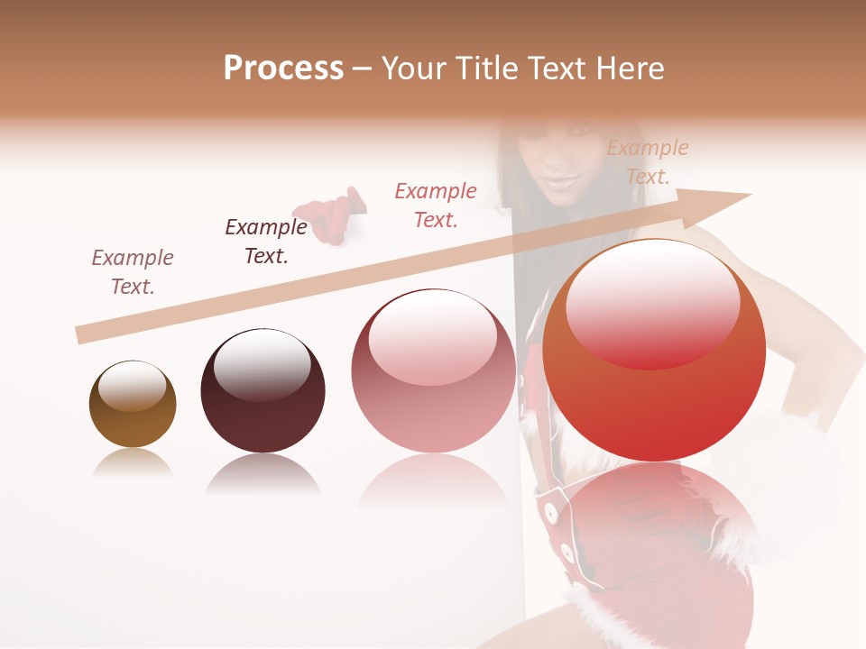 December Empty Sign PowerPoint Template