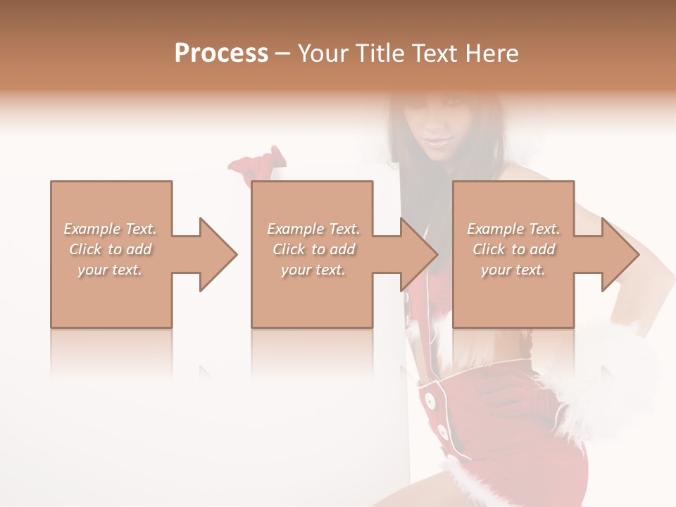 December Empty Sign PowerPoint Template