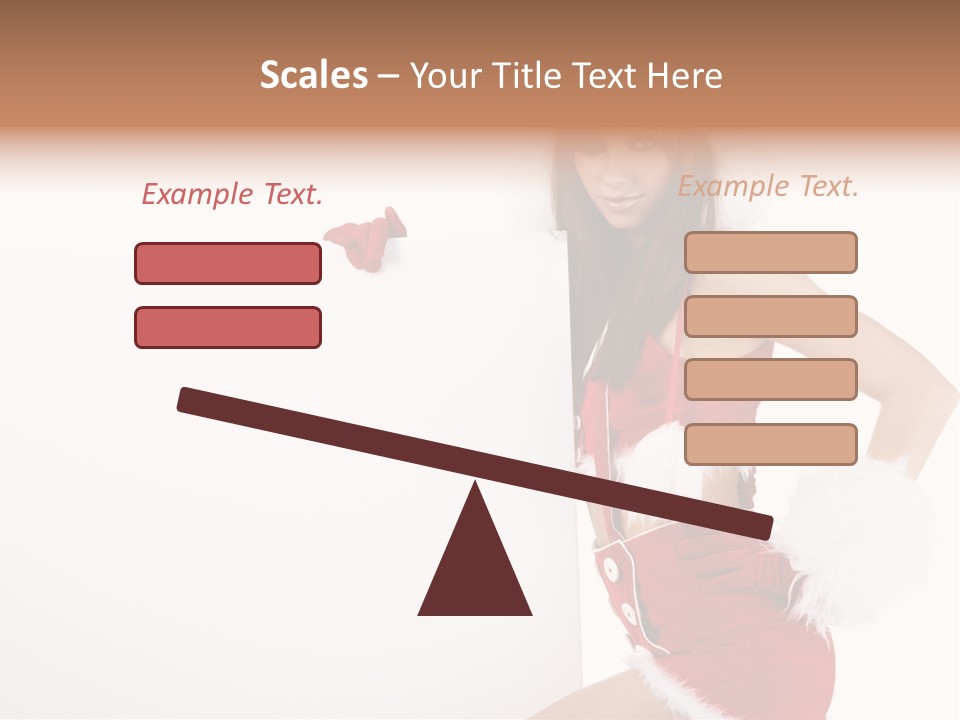 December Empty Sign PowerPoint Template