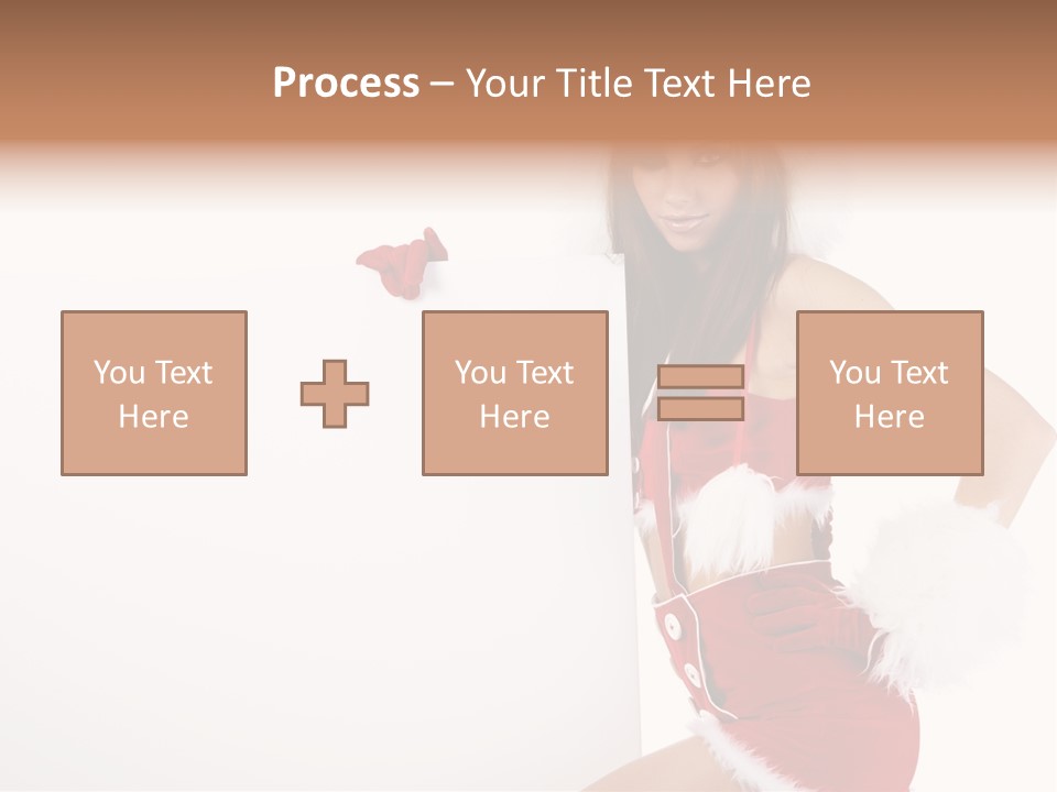 December Empty Sign PowerPoint Template