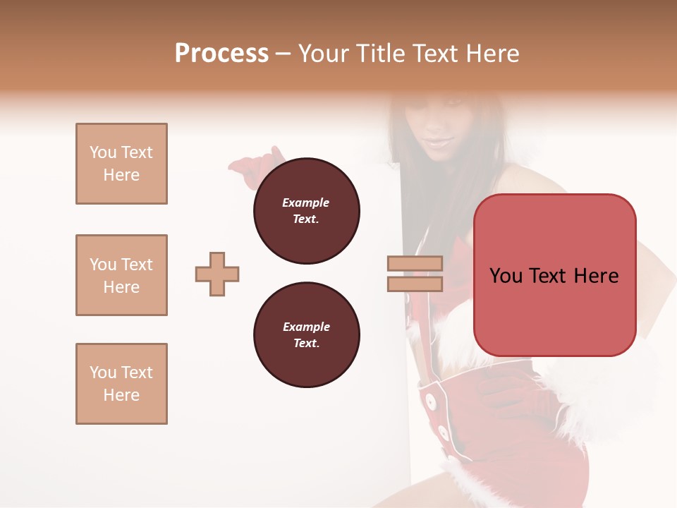 December Empty Sign PowerPoint Template