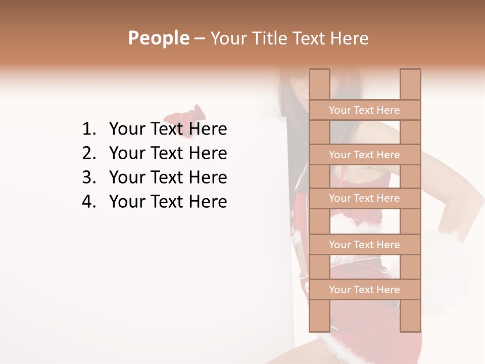 December Empty Sign PowerPoint Template
