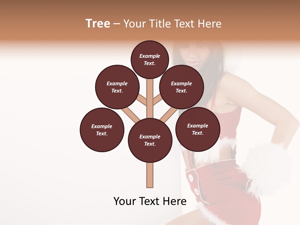 December Empty Sign PowerPoint Template