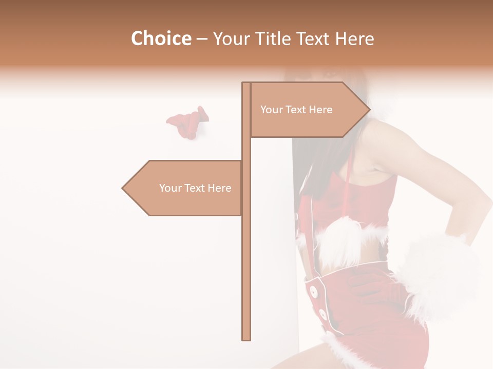 December Empty Sign PowerPoint Template