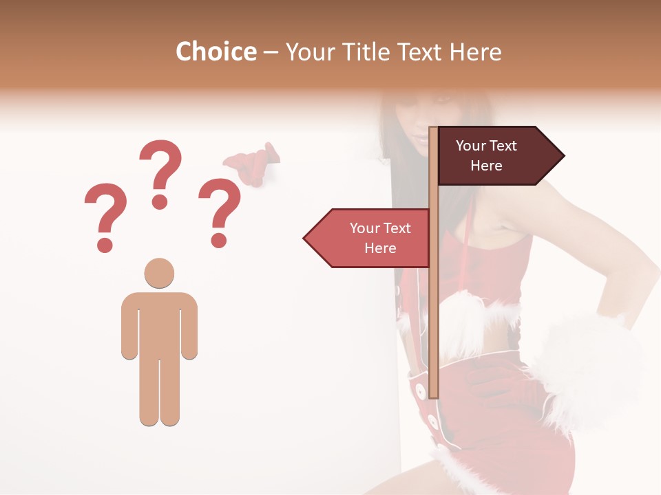 December Empty Sign PowerPoint Template