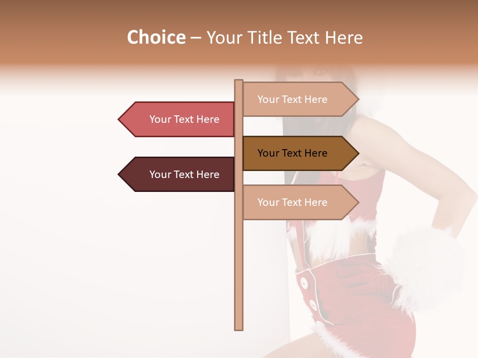 December Empty Sign PowerPoint Template