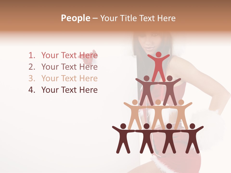 December Empty Sign PowerPoint Template