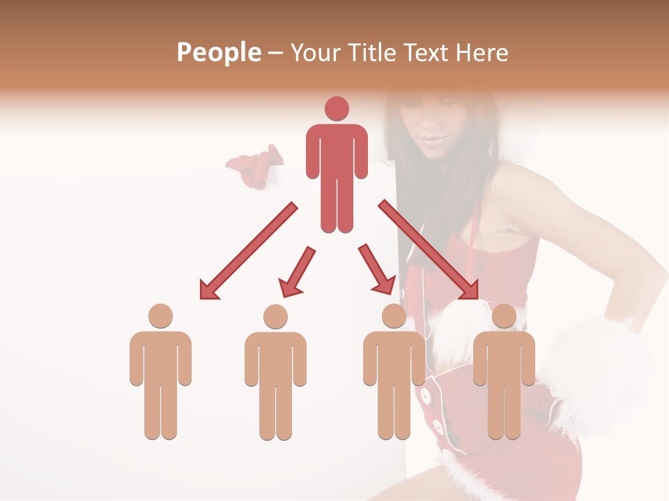 December Empty Sign PowerPoint Template