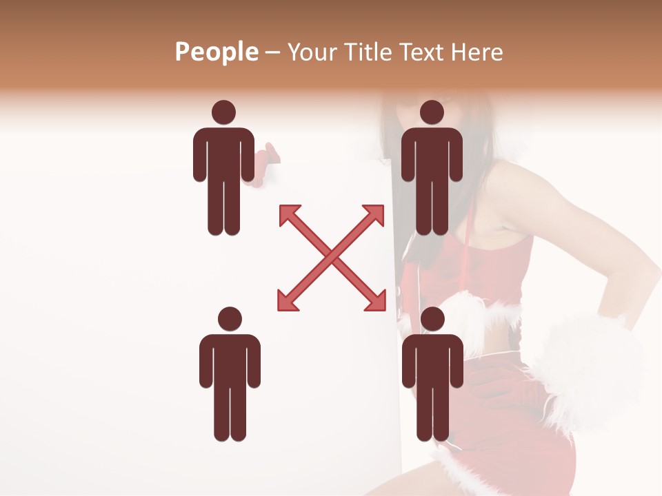 December Empty Sign PowerPoint Template