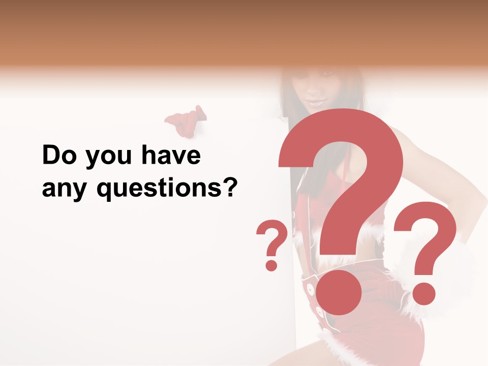 December Empty Sign PowerPoint Template