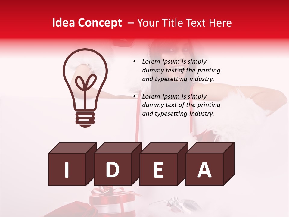 Ritual Female Sign PowerPoint Template