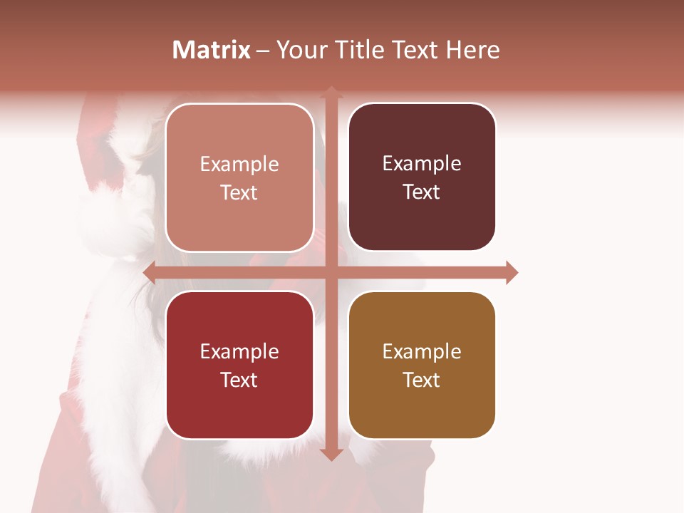 Gift Seasonal People PowerPoint Template