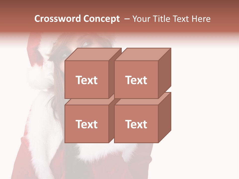 Gift Seasonal People PowerPoint Template