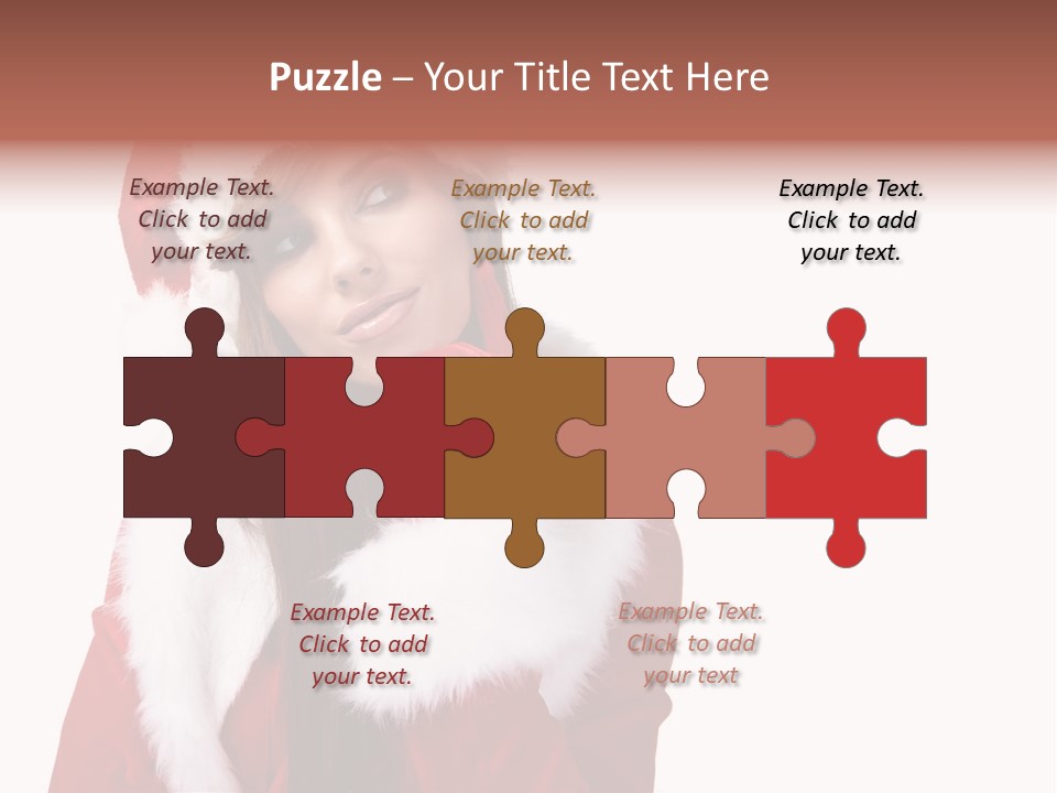 Gift Seasonal People PowerPoint Template