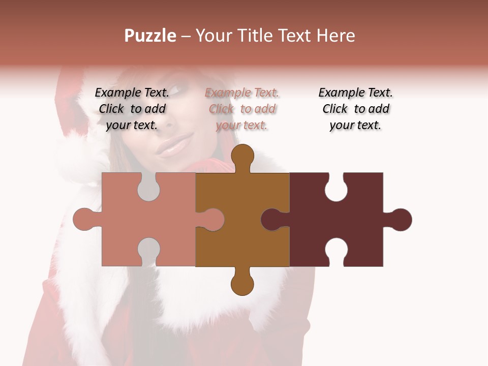 Gift Seasonal People PowerPoint Template