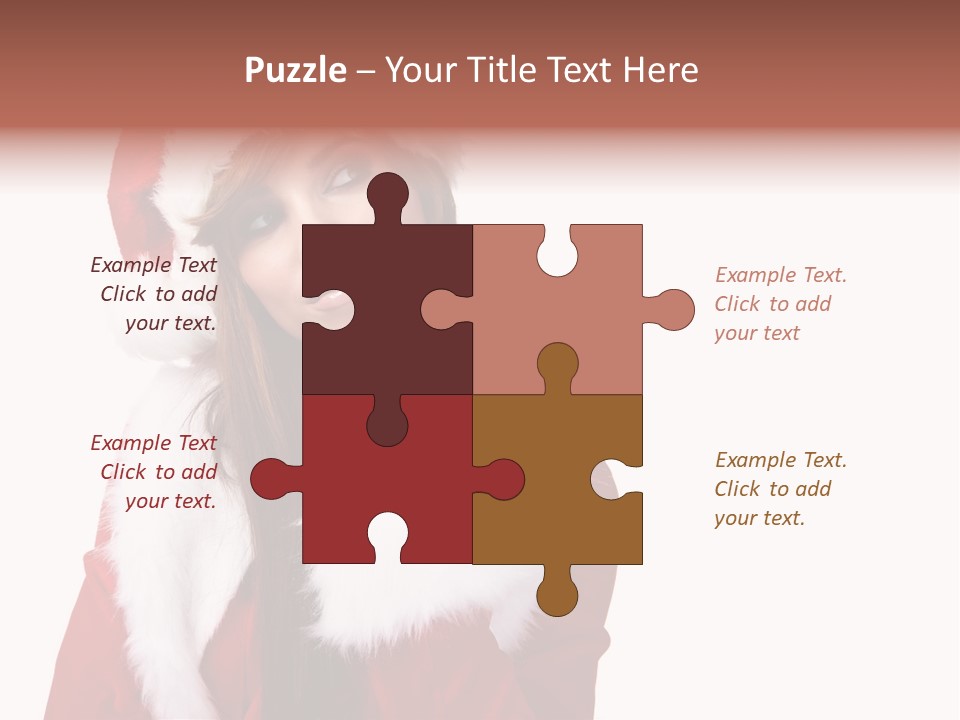 Gift Seasonal People PowerPoint Template