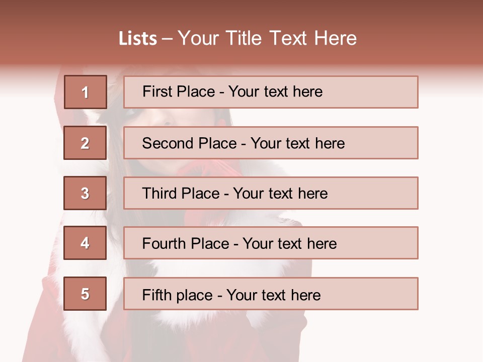 Gift Seasonal People PowerPoint Template