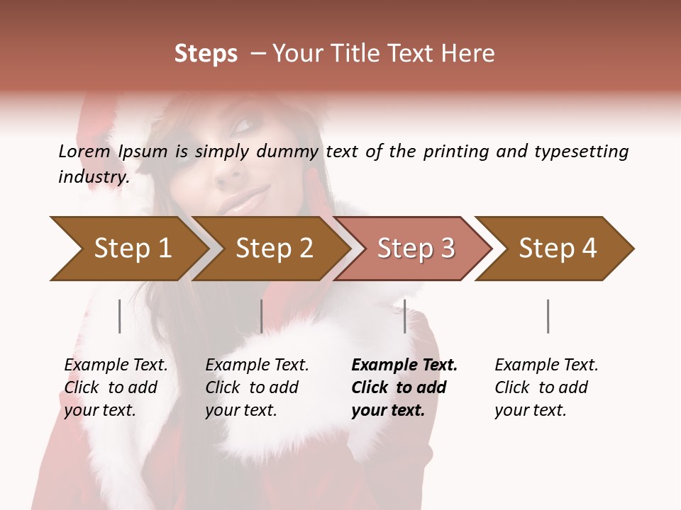 Gift Seasonal People PowerPoint Template