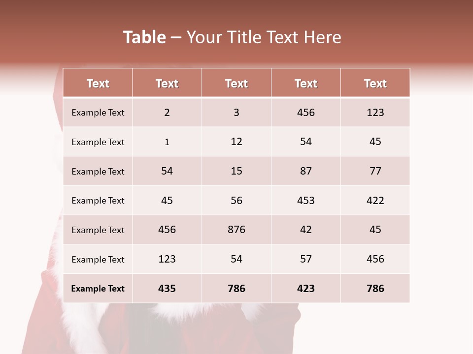 Gift Seasonal People PowerPoint Template