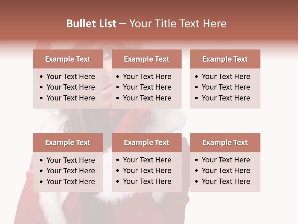 Gift Seasonal People PowerPoint Template