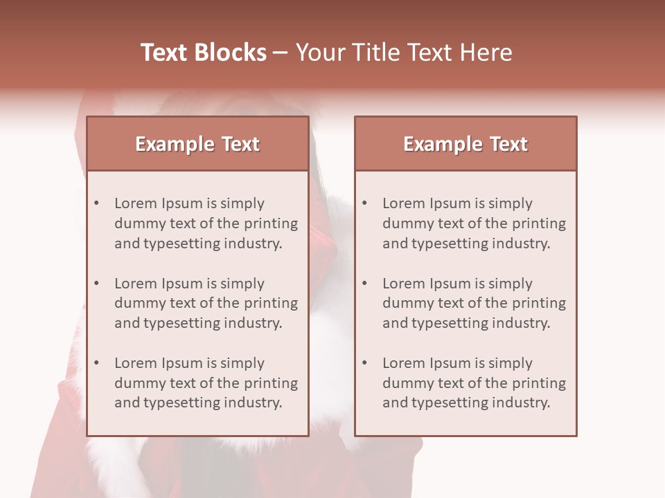 Gift Seasonal People PowerPoint Template