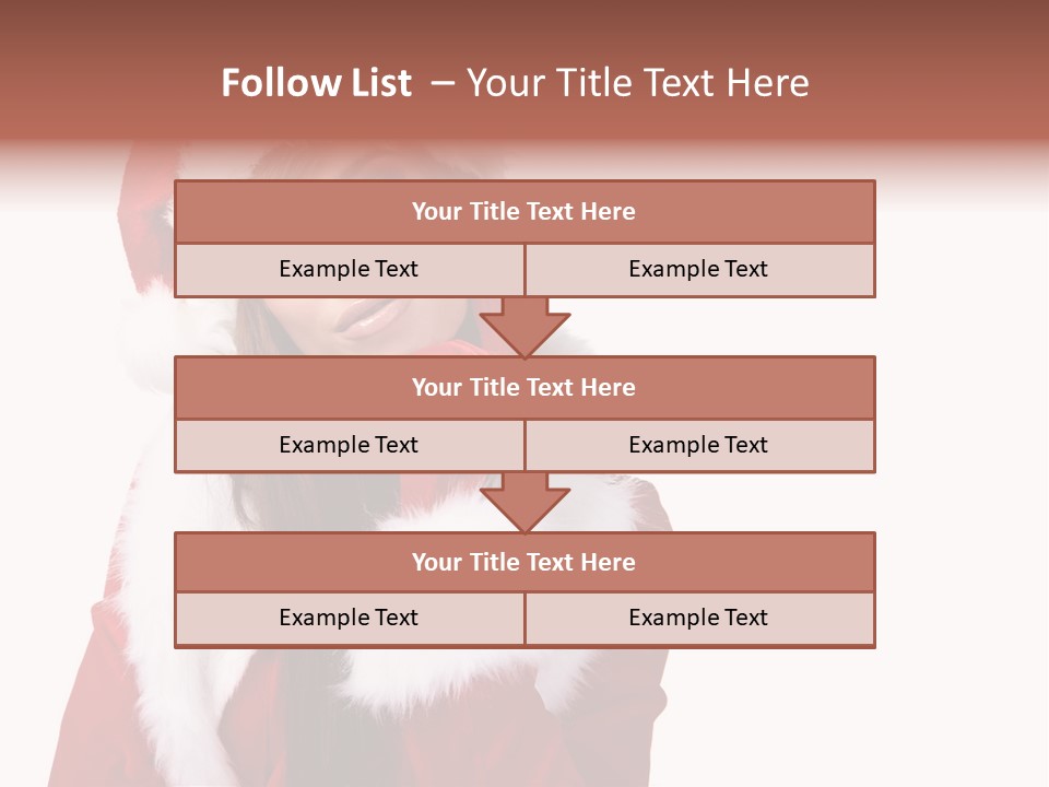 Gift Seasonal People PowerPoint Template