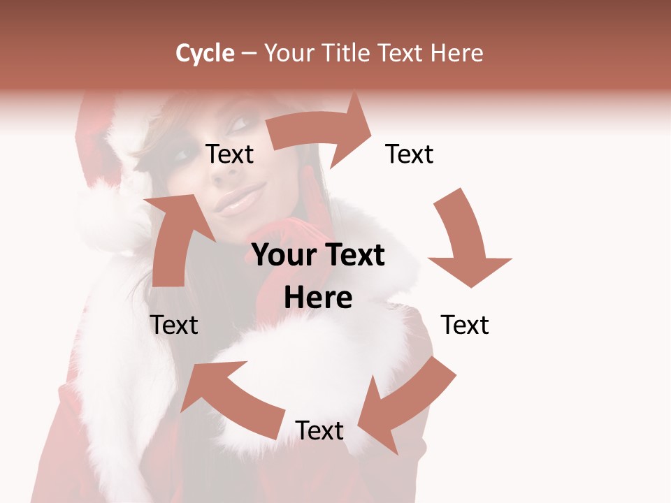 Gift Seasonal People PowerPoint Template