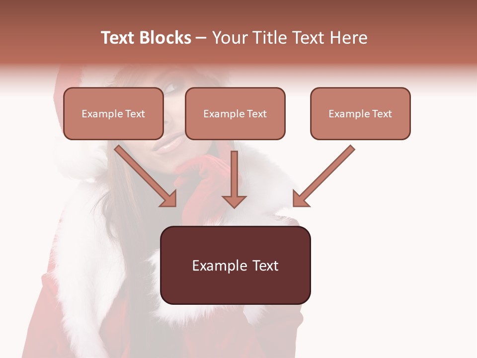 Gift Seasonal People PowerPoint Template