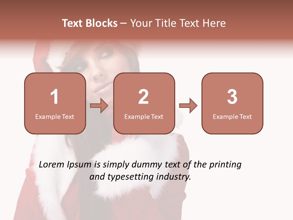 Gift Seasonal People PowerPoint Template